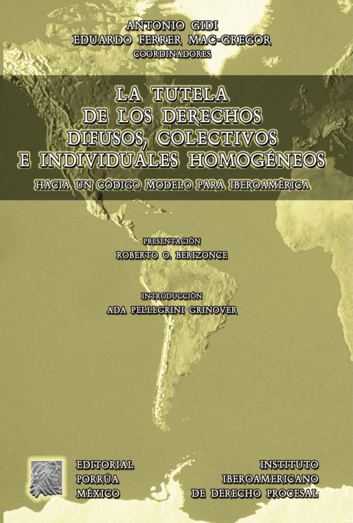 Antonio Gidi La Tutela de los Derechos Difusos, Colectivos e Individuales Homogéneos (2004)