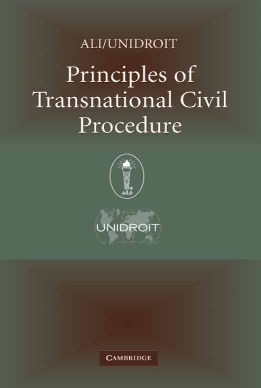 Antonio Gidi Principles of Transnational Civil Procedure Gidi